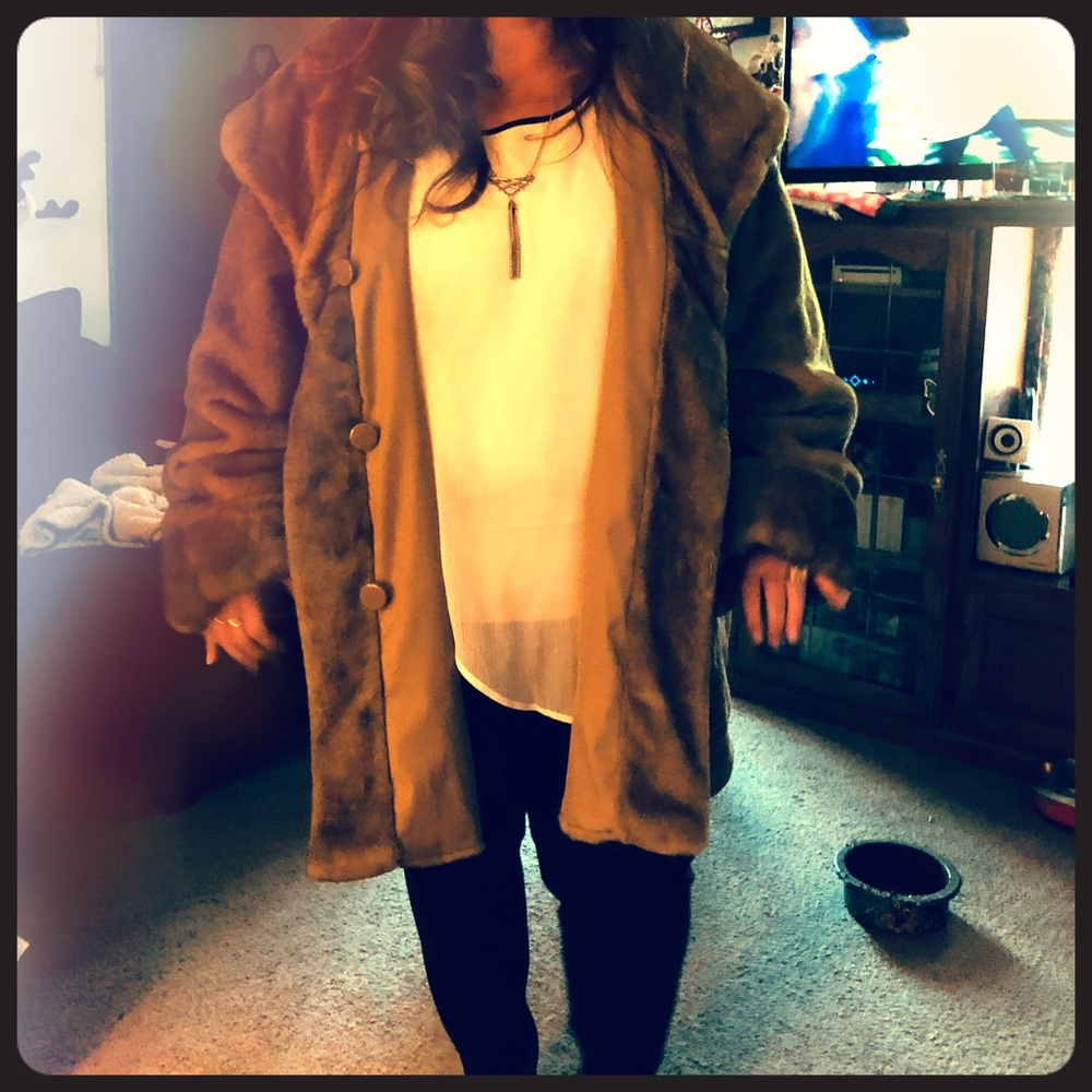 Dennis Basso reversible fux